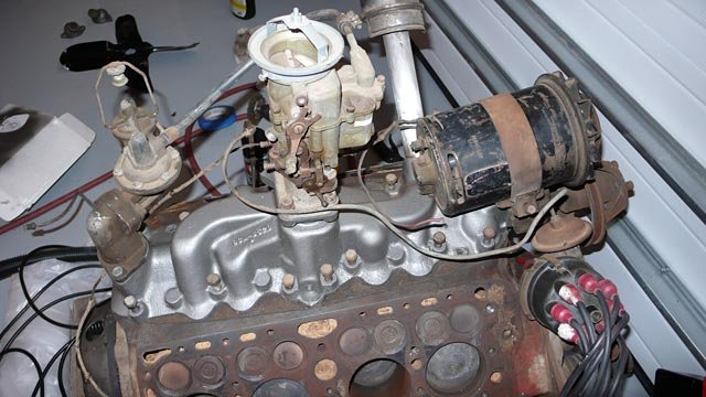 1939 Ford V8 Pickup engine