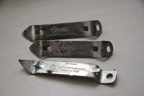 Beer bottle openers