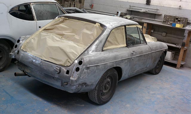 Bare metal MGB GT