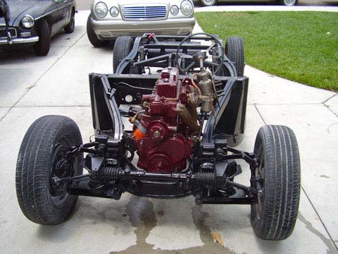 MGA frame and engine