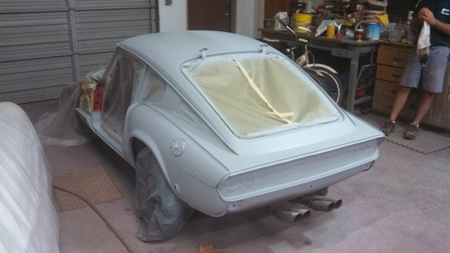 Getting ready for paint.
