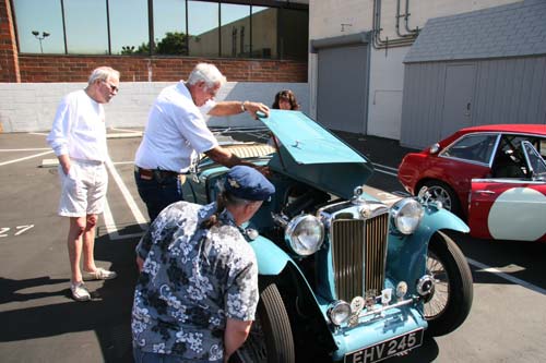 Discussing the engineering of the MG TC