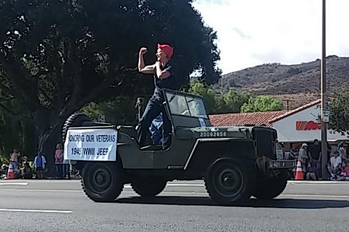 Spotted in a parade in Thousand Oaks