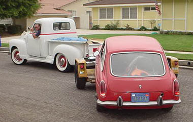 My 1949 Chevy 3100 series hard at work .