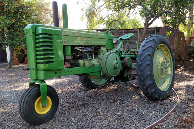 Tractor put back together before test drive