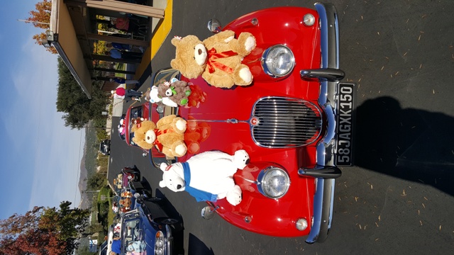 Just one of the cars and the bears they supplied.
