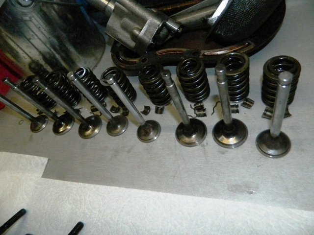 Cleaned and lapped valves