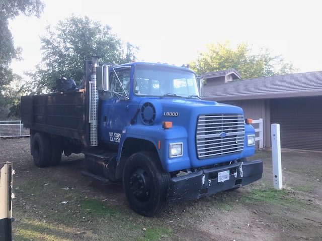 Neighbor let me borrow his dump truck